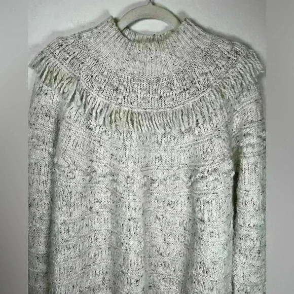 FatFace Nora Craft Jumper Sweater Natural Ivory Wool Blend Women’s Size 8 - Picture 5 of 14